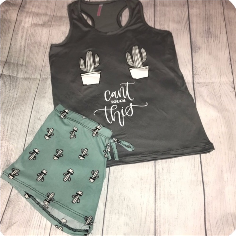 🛍SALE🛍NWT Can’t Touch This Tank/Short Set
